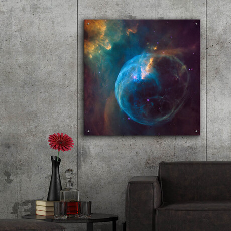 Bubble Nebula (12"H x 12"W x 0.13"D)