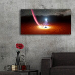 Black Hole Corona (12"H x 24"W x 0.13"D)