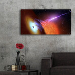 Black Hole with Jet (12"H x 24"W x 0.13"D)