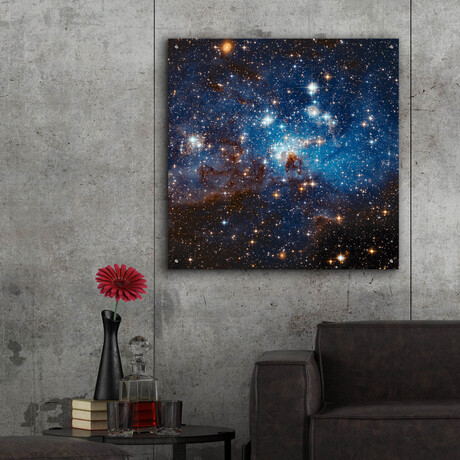 LH 95 Star Cluster (24"H x 24"W x 0.2"D)