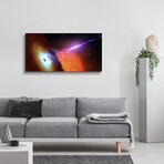 Black Hole with Jet (12"H x 24"W x 0.13"D)