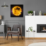 Older Sun-Like Star (24"H x 24"W x 0.2"D)