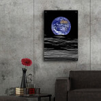 Earth from Moon (16"H x 12"W x 0.13"D)