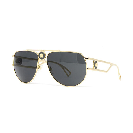 Versace // Men's VE2225 Sunglasses // Gold