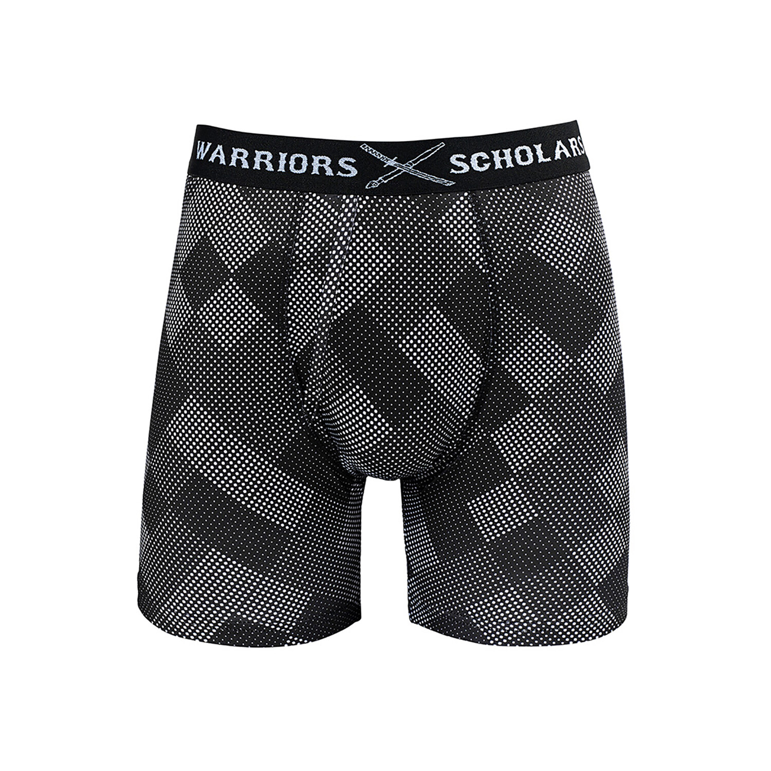 Geo WarriorFit Moisture Wicking Boxer Brief // Black (L) - Warriors & Scholars  Underwear - Touch of Modern