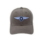 Top Gun® Logo Wings Cap // Gray