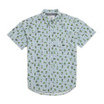 Mini Cactus Shirt // Blue (M)