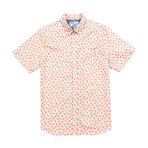 Flamingo Print Shirt // Khaki (L)