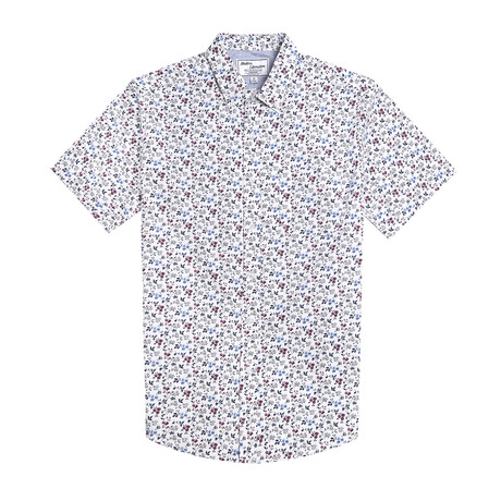 Ditsy Print Shirt // White (S)