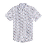 Ditsy Print Shirt // White (L)