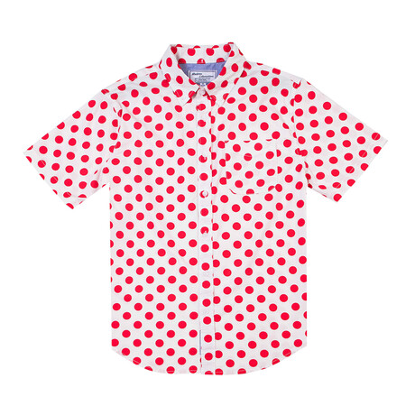 Polka Dot Shirt // White (S)