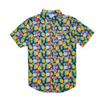 Color Pineapple Shirt // Navy (L)
