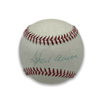 Hank Aaron // Atlanta Braves // Signed Baseball