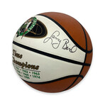 Larry Bird & Red Auerbach // Boston Celtics // Signed Basketball