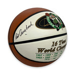Larry Bird & Red Auerbach // Boston Celtics // Signed Basketball