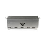 Hibachi Charcoal Grill // Brushed Stainless Steel