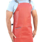 Barista Leather Apron // Red