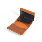 RFID Blocking Slide Wallet + Apple Airtag Holder // Brown