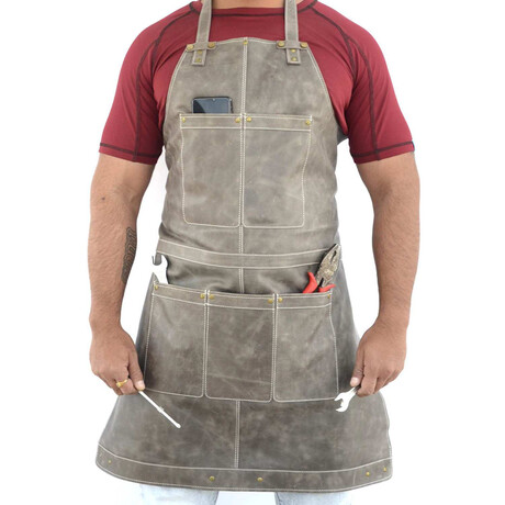 Leather Apron // Gray