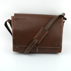 Best Leather Messenger Bag // Dark Brown