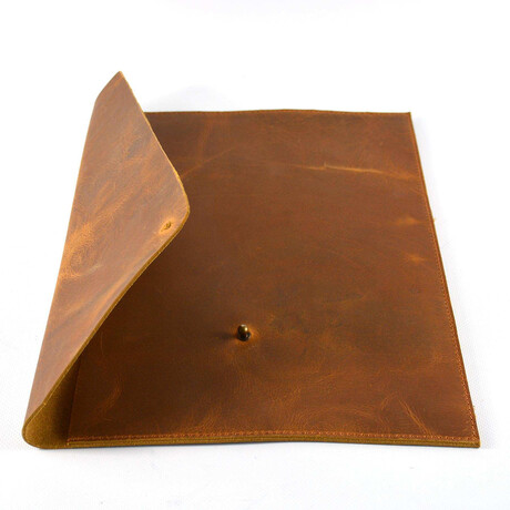 MacBook Leather Sleeve // 14" // Brown