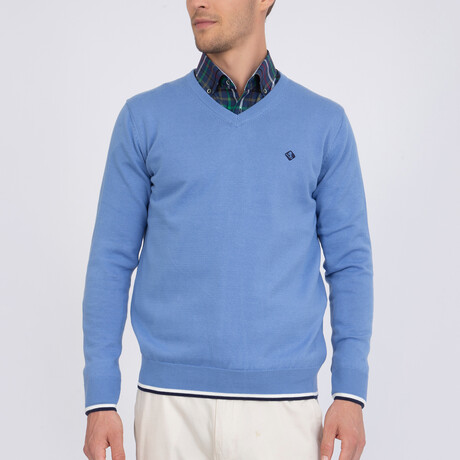 Alcarras Pullover Sweatshirt // Blue (XS)