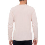 Ercina Round Neck Pullover Sweatshirt // Light Pink (XL)