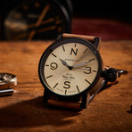 Kingsley 1930 King-Seal Trench Automatic // K-Type3-A-SEAL-BLK-GLD-TAN24