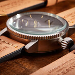 Kingsley 1930 King-Seal Trench Automatic // K-Type3-A-SEAL-SS-BLK-TAN24