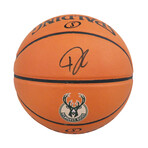 Giannis Antetokounmpo // Signed Spalding Milwaukee Bucks Basketball
