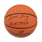 Dave Bing // Signed Spalding NBA Basketball // "HOF 1990" Inscription