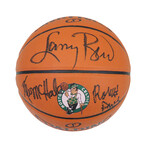 Larry Bird, Kevin McHale & Robert Parish // Signed Spalding Boston Celtics NBA Basketball