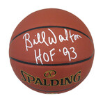 Bill Walton // Signed Spalding Basketball // "HOF'93" Inscription