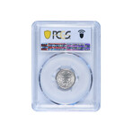 1876-CC Seated Liberty Dime // PCGS Certified MS62 // Wood Presentation Box