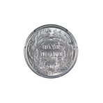 1876-CC Seated Liberty Dime // PCGS Certified MS62 // Wood Presentation Box