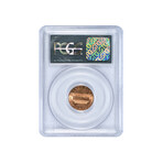 1972 Lincoln Memorial Cent // Double Die Obverse // PCGS Certified MS65RD // Wood Presentation Box