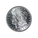 1882-S Morgan Silver Dollar // PCGS Certified MS66+ // Wood Presentation Box