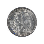 1920 Walking Liberty Silver Half Dollar // PCGS Certified MS63 // Wood Presentation Box