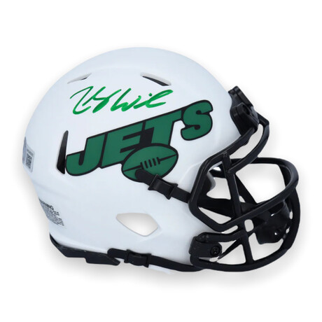 Zach Wilson // New York Jets  // Signed Lunar Mini Helmet