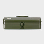 Toyo Steel Tool Box Y350 // Top Handle + Camber Lid // Military Green