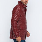 Rio Leather Jacket // Bordeaux (M)