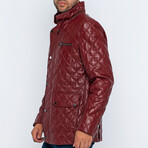Rio Leather Jacket // Bordeaux (L)