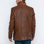 Kasai Leather Jacket // Chestnut (XL)