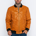Koda Leather Jacket // Camel (XL)