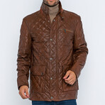 Kasai Leather Jacket // Chestnut (M)