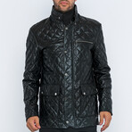 Cunene Leather Jacket // Black (3XL)