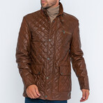 Kasai Leather Jacket // Chestnut (3XL)
