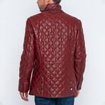 Rio Leather Jacket // Bordeaux (3XL)