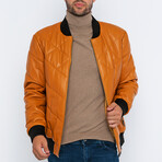 Koda Leather Jacket // Camel (M)