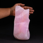 Genuine Polished Pink Mangano Calcite Freeform